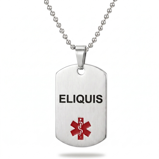 Collier Médical Eliquis