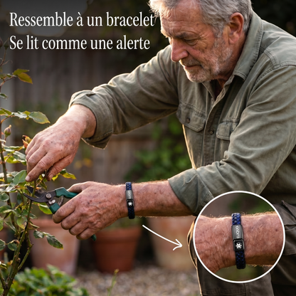 Bracelet d'alerte médicale Eliquis