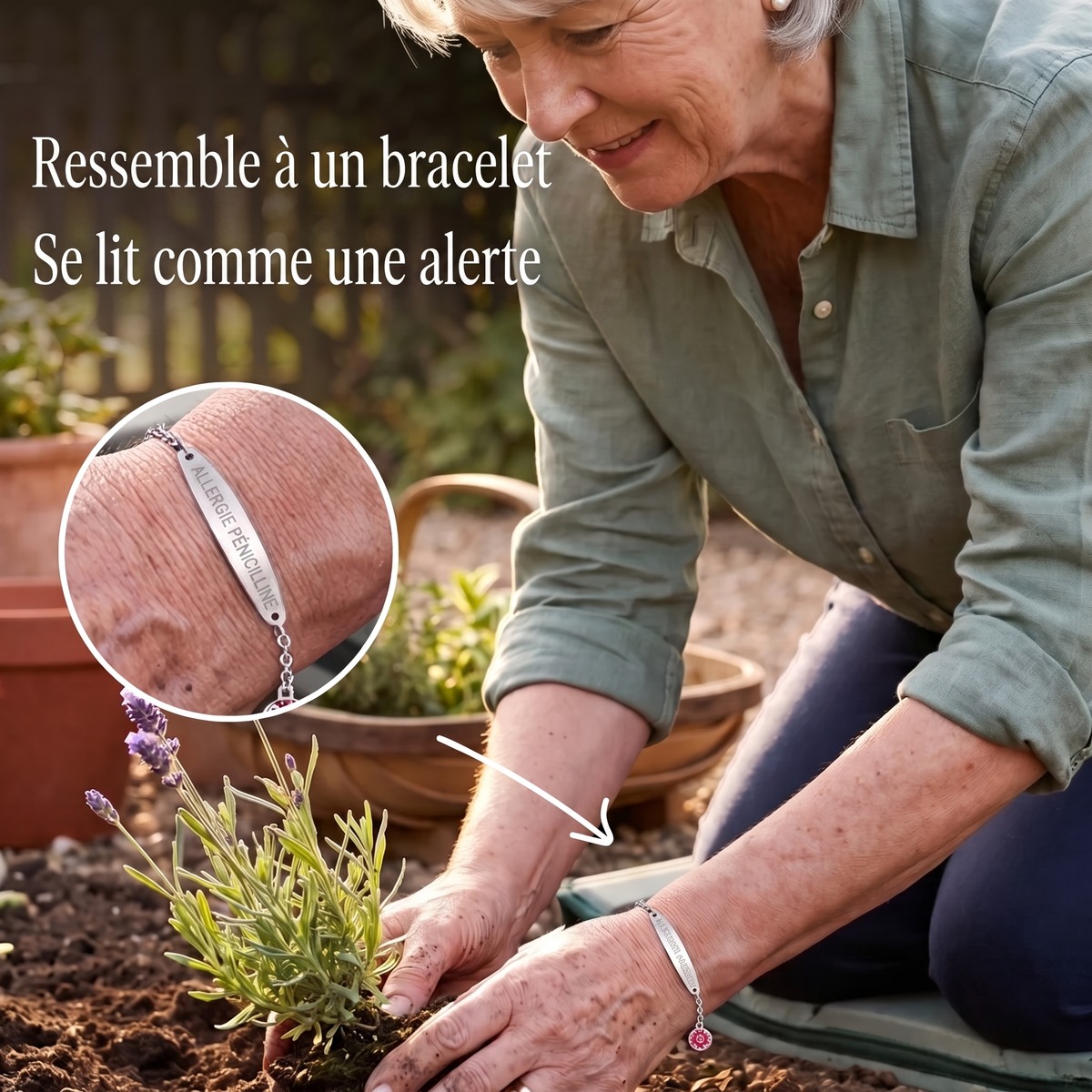 Bracelet d'Allergie à la Pénicilline