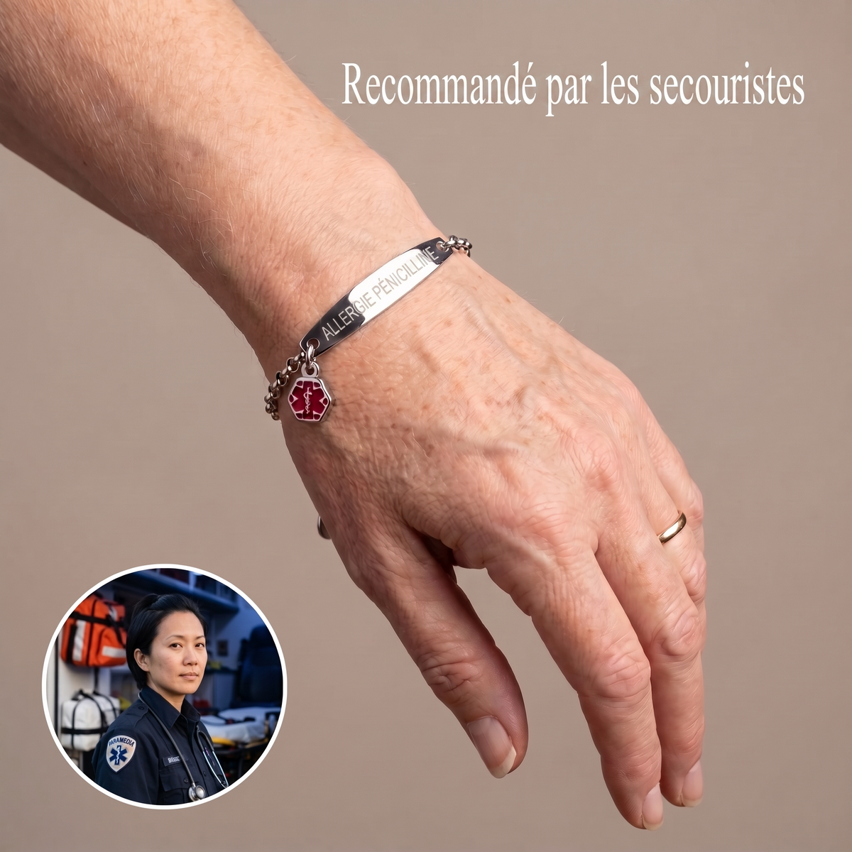 Bracelet d'Allergie à la Pénicilline