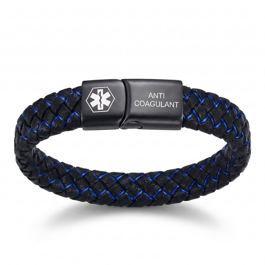 Bracelet Médical Anticoagulant pour hommes