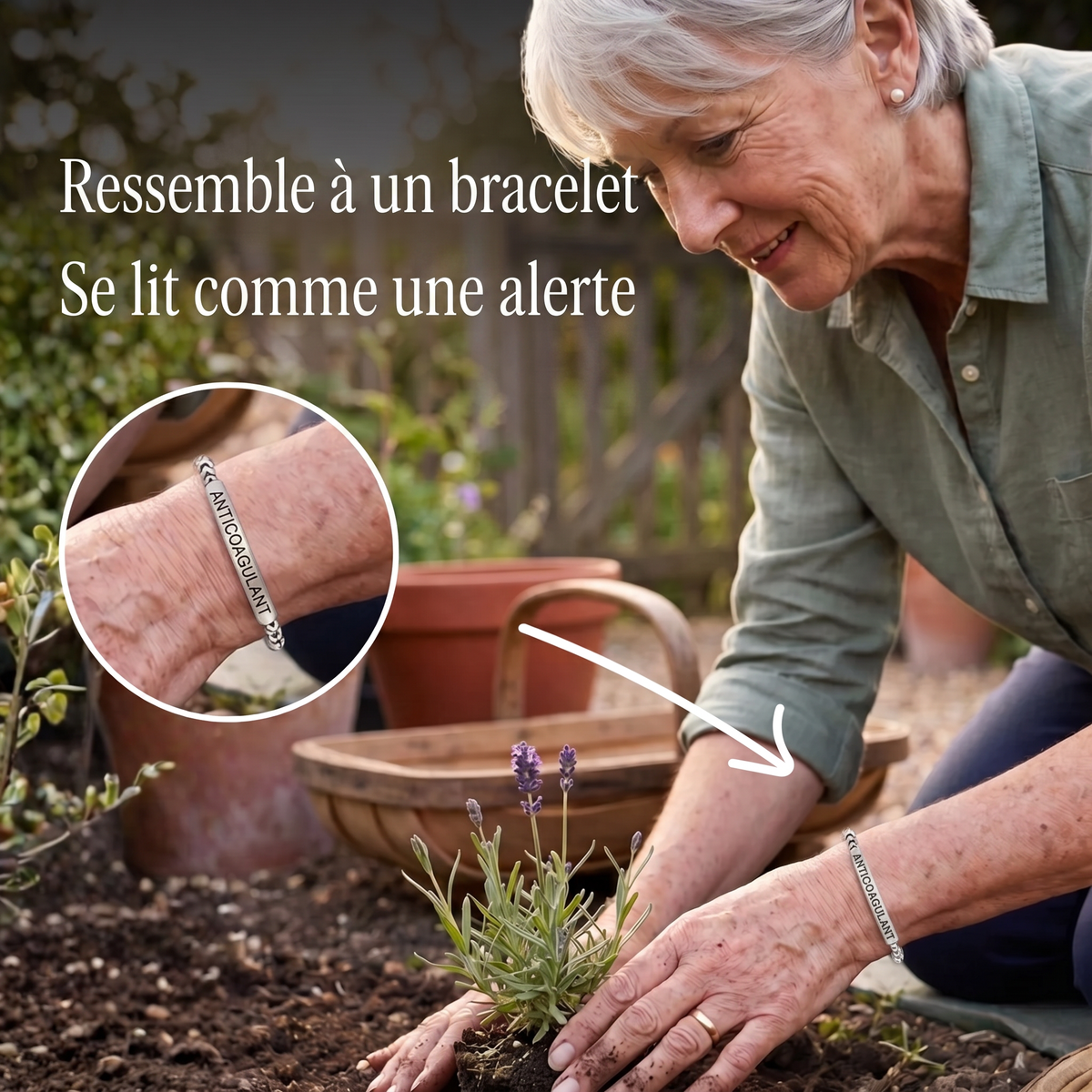 Bracelet Médical Anticoagulant
