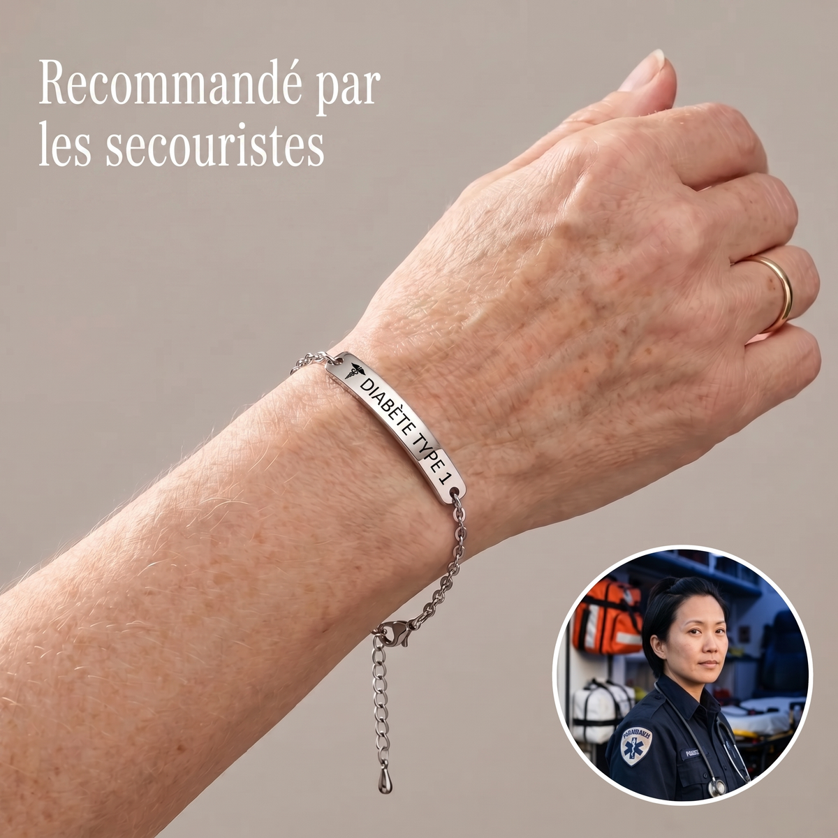 Bracelet Médical pour Diabète