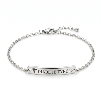 Bracelet Médical pour Diabète