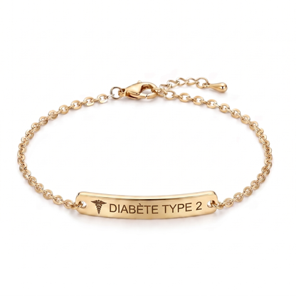 Bracelet Médical pour Diabète