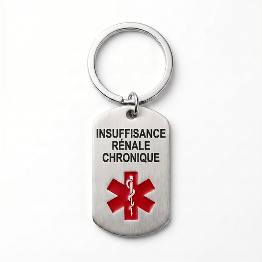 Porte-clés Maladie Rénale Chronique (MRC)