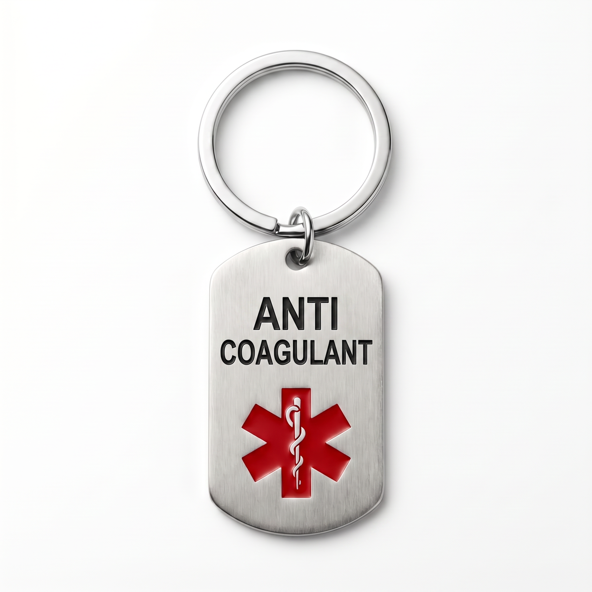 Porte-clés Anticoagulant Argent