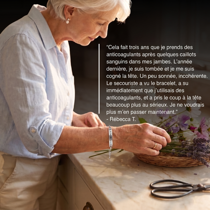Bracelet Anticoagulant
