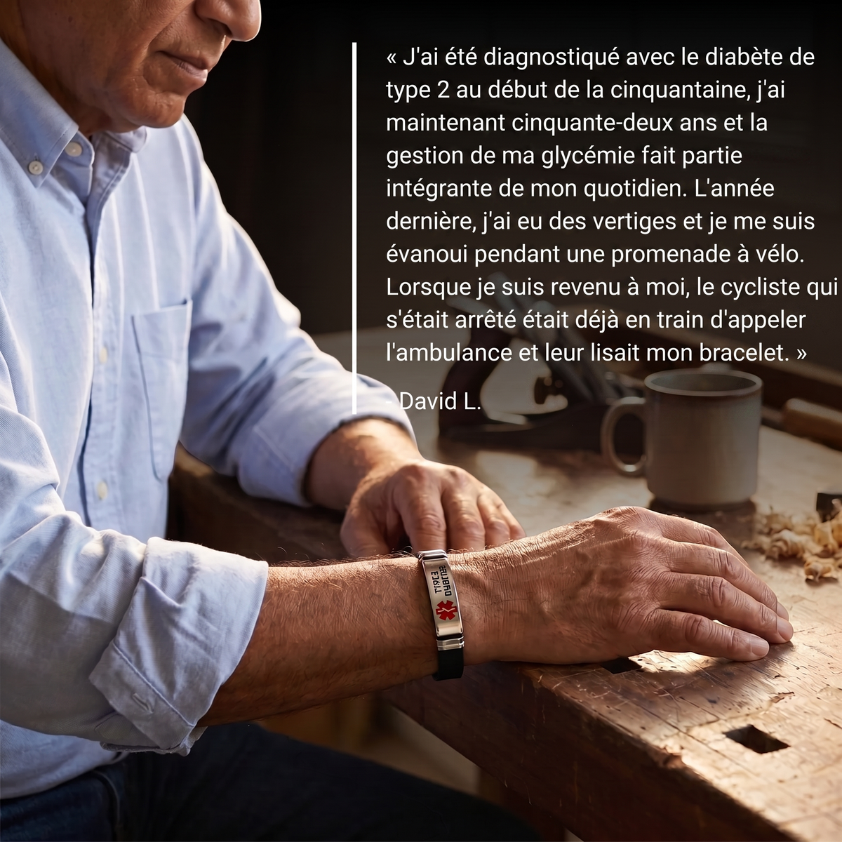 Bracelet Médical pour Diabète