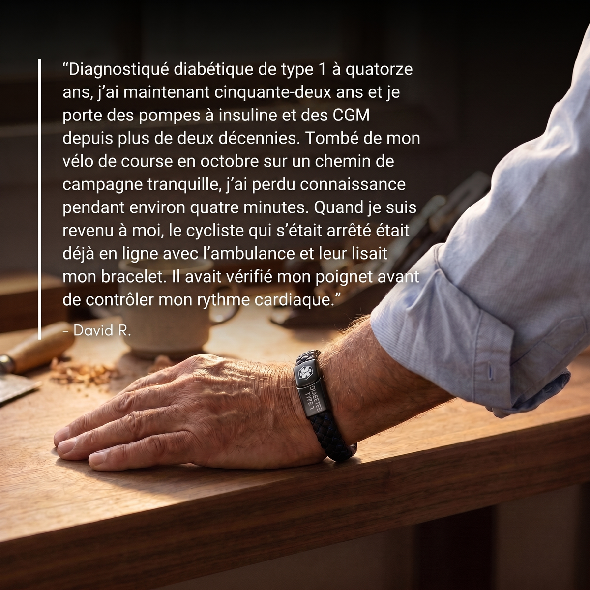 Bracelet Médical pour Diabète