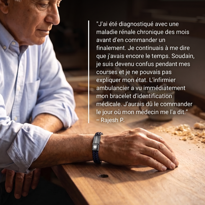 Bracelet pour Maladie Rénale Chronique (MRC)
